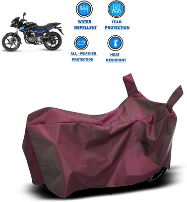CODOKI Waterproof Two Wheeler Cover for Bajaj(Pulsar 150 DTS-i, Maroon)