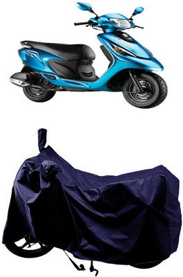 SUGASHRI Waterproof Two Wheeler Cover for TVS(Scooty Zest, Blue)