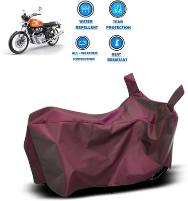 CODOKI Waterproof Two Wheeler Cover for Royal Enfield(Interceptor 650, Maroon)