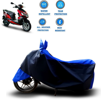 CODOKI Two Wheeler Cover for Okinawa(i-Praise, Blue)