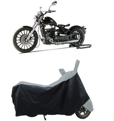 Coxtor Waterproof Two Wheeler Cover for Royal Enfield(Bobber 350, Grey)