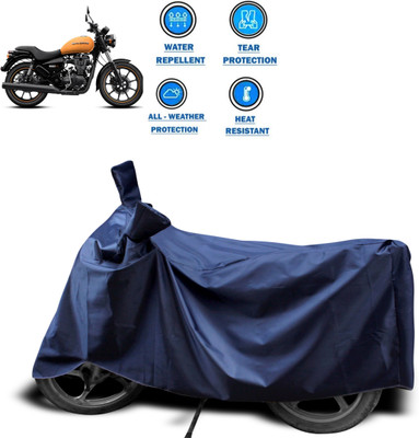CODOKI Two Wheeler Cover for Royal Enfield(Thunderbird 500, Blue)