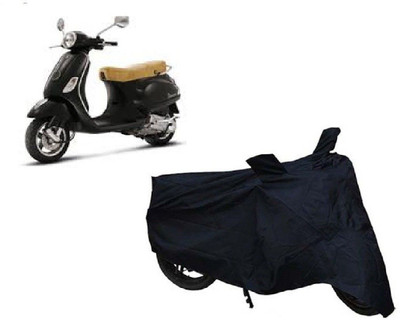 SK AUTO Two Wheeler Cover for Piaggio(Vespa LX, Black)
