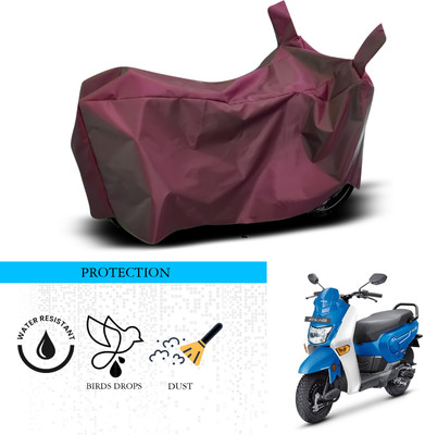 ANTHUB Waterproof Two Wheeler Cover for Honda(Cliq, Maroon)
