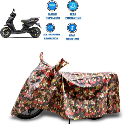 CODOKI Two Wheeler Cover for Ather(450, Red)