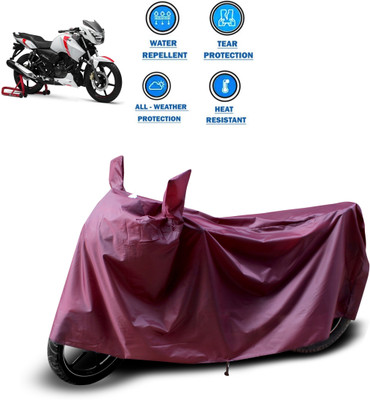 CODOKI Waterproof Two Wheeler Cover for TVS(Apache RTR 160, Maroon)