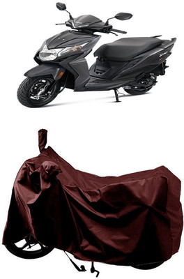 SUGASHRI Waterproof Two Wheeler Cover for Honda(Dio, Maroon)