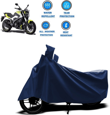 GOSHIV-car and bike accessories Two Wheeler Cover for Bajaj(Dominar 250, Blue)