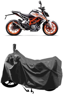 SUGASHRI Waterproof Two Wheeler Cover for KTM(390 Duke, Grey)