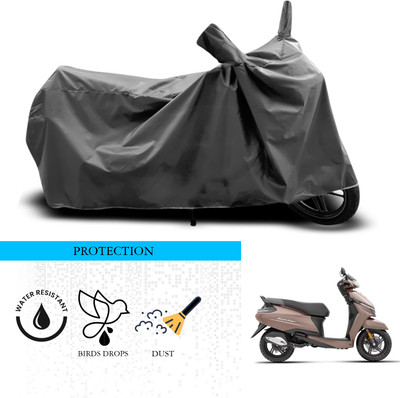 ANTHUB Waterproof Two Wheeler Cover for TVS(Jupiter, Grey)