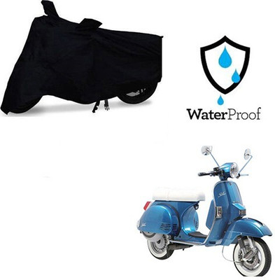 Mdstar Waterproof Two Wheeler Cover for LML(Star Euro, Black)