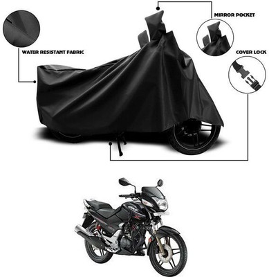 SK AUTO Waterproof Two Wheeler Cover for Hero(CBZ, Black)