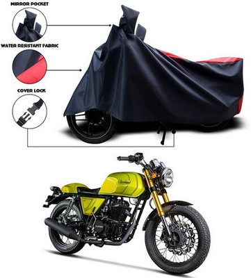DeepShakshi AUTOMOTIVE Waterproof Two Wheeler Cover for Universal For Bike(Red, Black)