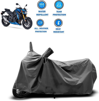 CODOKI Two Wheeler Cover for Suzuki(GSX, Grey)