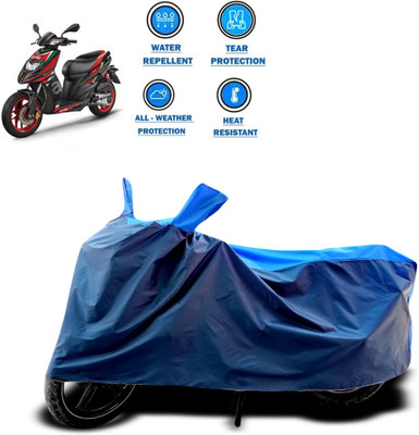 GOSHIV-car and bike accessories Two Wheeler Cover for Aprilia(SR 150, Blue)