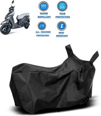 CODOKI Two Wheeler Cover for Ampere(Magnus BS6, Black)