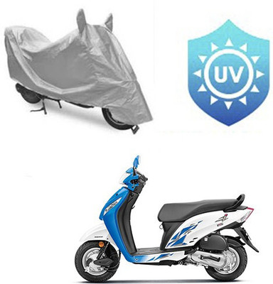 SK AUTO Two Wheeler Cover for Honda(Activa i, Silver)