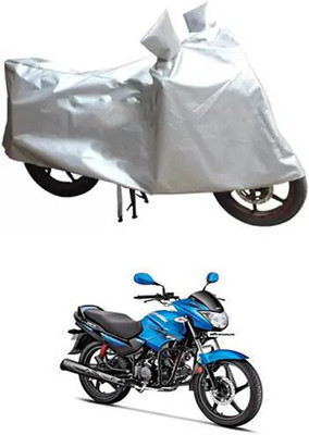 SK AUTO Two Wheeler Cover for Hero(Silver)
