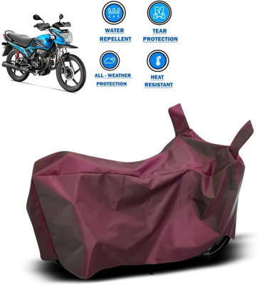 CODOKI Waterproof Two Wheeler Cover for Hero(Passion Pro TR, Maroon)