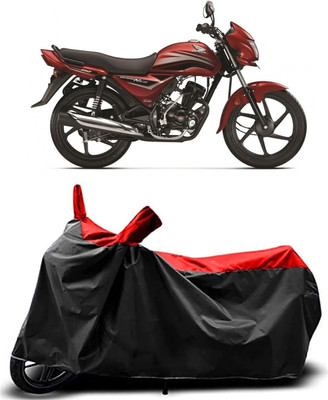 SK AUTO Two Wheeler Cover for Honda(Dream Yuga, Red, Black)