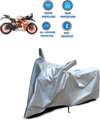 CODOKI Two Wheeler Cover for KTM(RC 200, Silver)