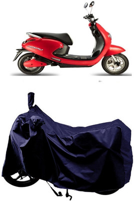 SUGASHRI Waterproof Two Wheeler Cover for Evolet(Pony BS6, Blue)