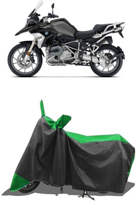 SUGASHRI Waterproof Two Wheeler Cover for BMW(1200 GS, Green, Black)