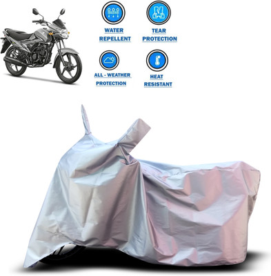 GOSHIV-car and bike accessories Two Wheeler Cover for Suzuki(Hayate, Silver)