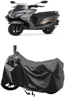 SUGASHRI Waterproof Two Wheeler Cover for Suzuki(Burgman Street 125, Grey)