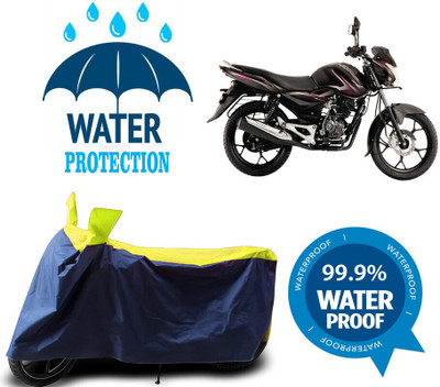 Mdstar Waterproof Two Wheeler Cover for Bajaj(Discover 125 DTS-i, Multicolor)