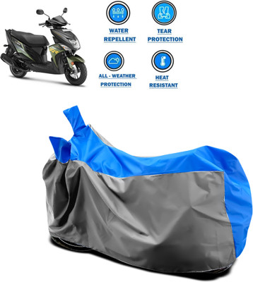 ANTHUB Two Wheeler Cover for Yamaha(Cygnus Ray ZR, Grey)