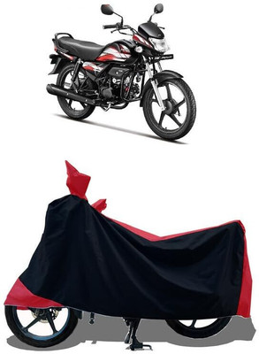 SK AUTO Two Wheeler Cover for Hero(CD deluxe, Red)