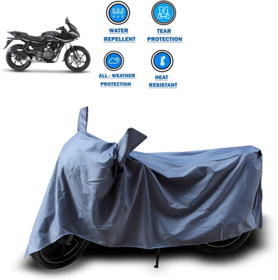 CODOKI Two Wheeler Cover for Bajaj(Pulsar 220 DTS-i, Grey)