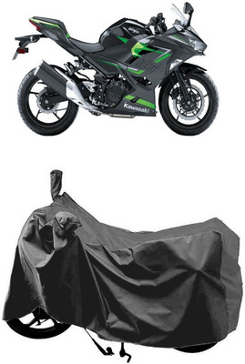 SUGASHRI Waterproof Two Wheeler Cover for Kawasaki(Ninja 650 BS6, Grey)