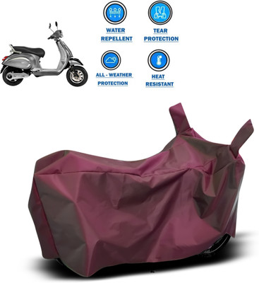 CODOKI Waterproof Two Wheeler Cover for Universal For Bike(Maroon)