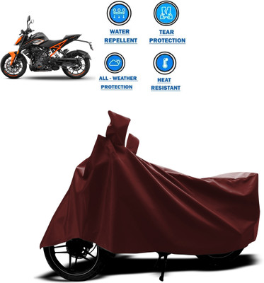 GOSHIV-car and bike accessories Waterproof Two Wheeler Cover for KTM(250 Duke, Maroon)