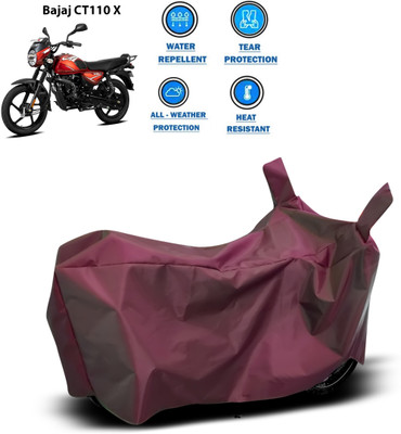 CODOKI Waterproof Two Wheeler Cover for Bajaj(Maroon)