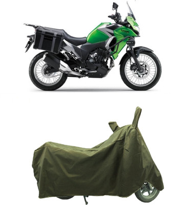 Coxtor Waterproof Two Wheeler Cover for Kawasaki(Versys X 300 BS6, Gold)