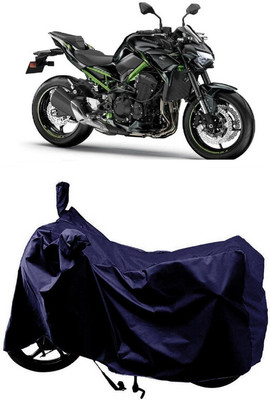 SUGASHRI Waterproof Two Wheeler Cover for Kawasaki(Z900 BS6, Blue)