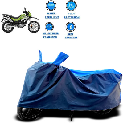 CODOKI Two Wheeler Cover for Hero(Impulse, Blue)
