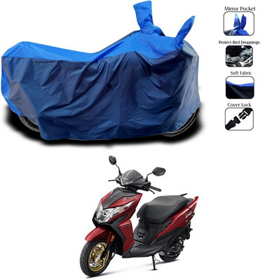 DeepShakshi AUTOMOTIVE Waterproof Two Wheeler Cover for Honda(Deo, Blue)