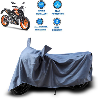 CODOKI Two Wheeler Cover for KTM(125 Duke, Grey)