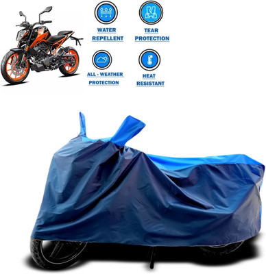 CODOKI Two Wheeler Cover for KTM(200 Duke, Blue)
