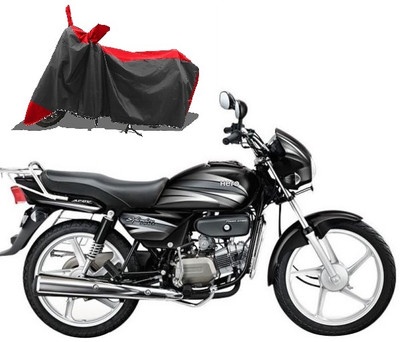 algrowd Two Wheeler Cover for Hero(Splendor NXG, Red)