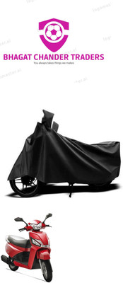 bhagat chander traders Waterproof Two Wheeler Cover for Mahindra(Gusto 125 BS6, Black)