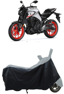 Coxtor Waterproof Two Wheeler Cover for Yamaha(MT-03 BS6, Grey)