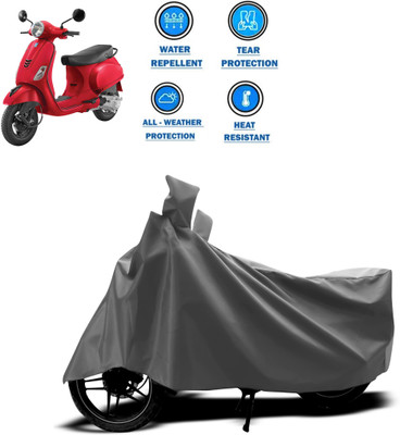 PAGORA Two Wheeler Cover for Vespa(Urban Club, Grey)