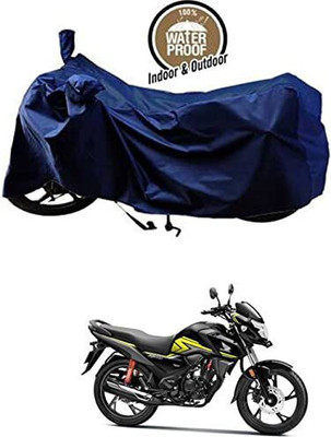 SK AUTO Waterproof Two Wheeler Cover for Honda(SP125, Blue)