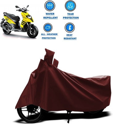 PAGORA Waterproof Two Wheeler Cover for Aprilia(Storm 125, Maroon)