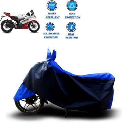 PAGORA Two Wheeler Cover for Yamaha(YZF R15 Ver 2.0, Blue)